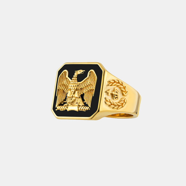 Aigle Impérial Bague Napoleon Homme Chevalière Napoléon Aigle