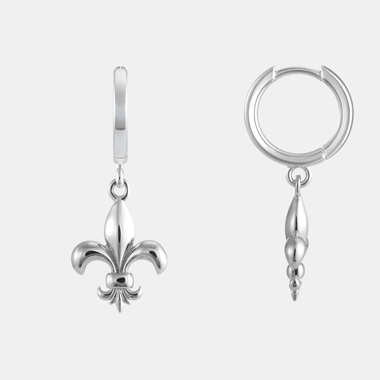 Boucles d'oreilles fleur de Lys Regalia