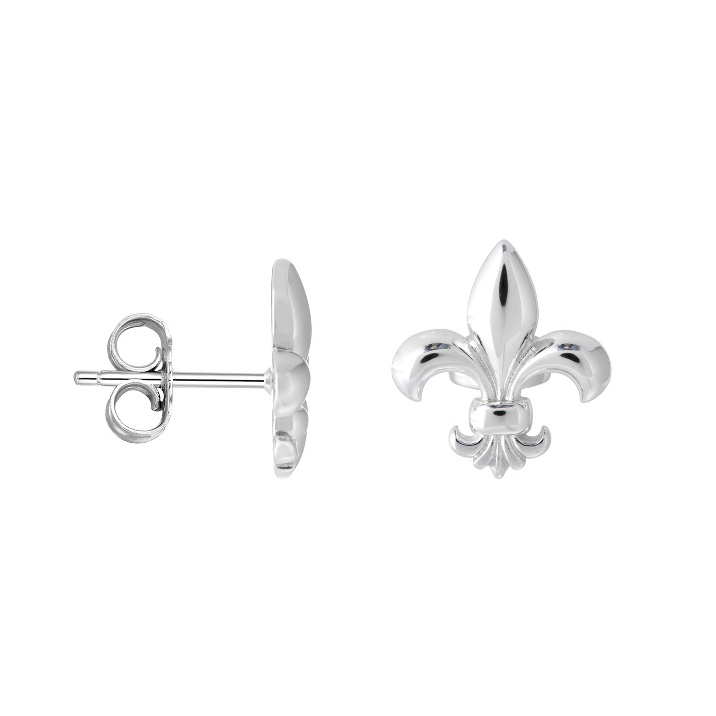 Puces d'oreilles fleur de Lys Regalia