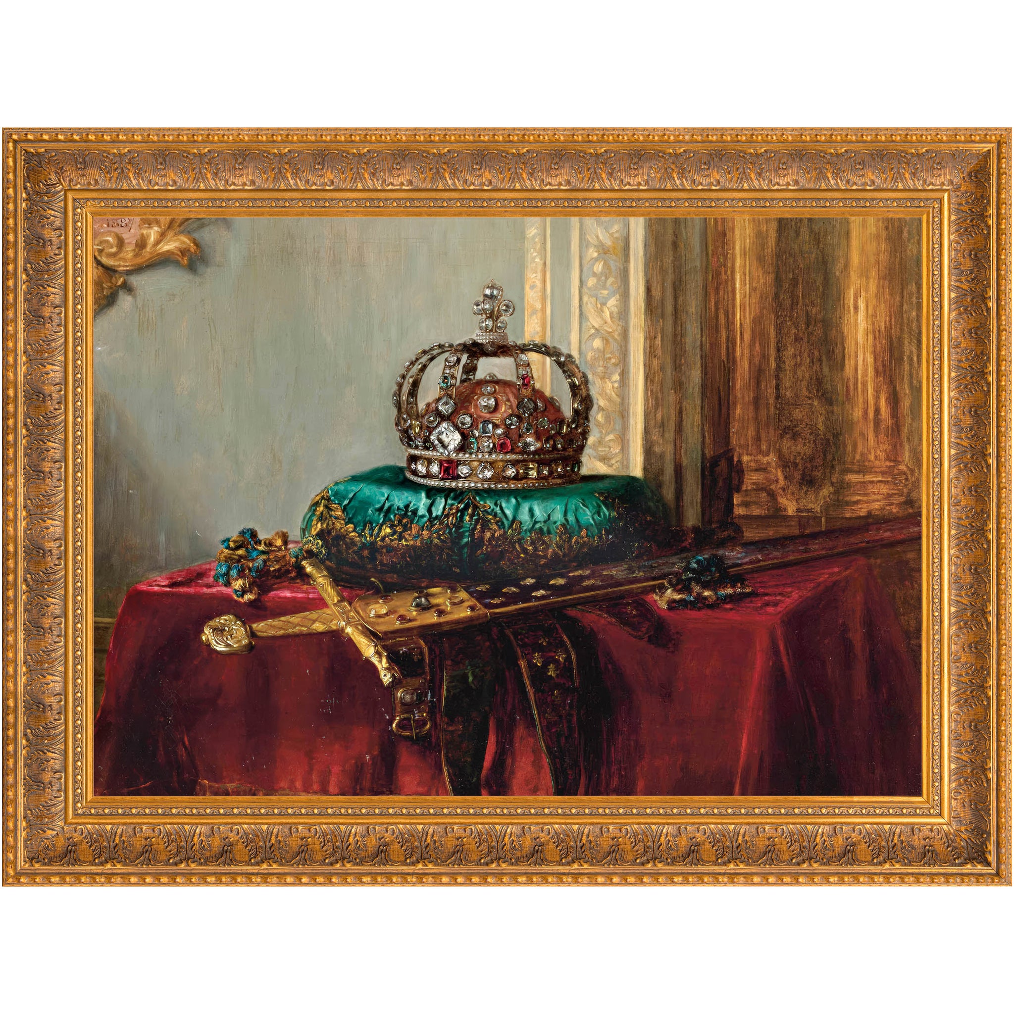 La Couronne de Charlemagne et l’épée Joyeuse